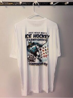 2025 NCAA Frozen Four Men’s Ice Hockey Championship Graphic T-Shirt, White